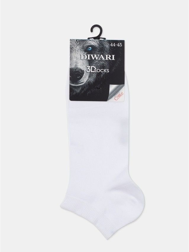 Skarpetki męskie DW 3DSOCKS (krótkie),r.40-41, 000 biały - 8