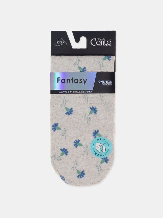 Skarpetki damskie CONTE ELEGANT FANTASY, r.36-39, 642 beżowy - 7