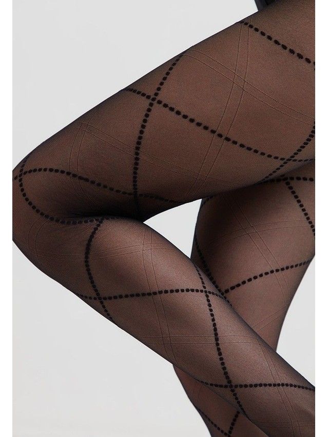 Rajstopy damskie CE FANTASY GALERIE, r.2, nero - 4