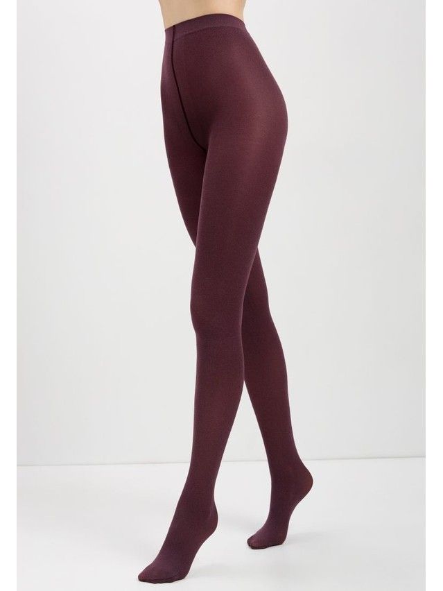 Rajstopy damskie CONTE ELEGANT TRENDY MELANGE, r.2, melanzana - 8