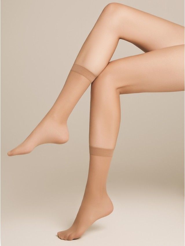 Skarpetki damskie CONTE ELEGANT DRESS CODE 20 (1 para),r.36-39, bronz - 1