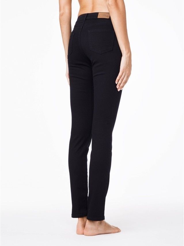 Spodnie denim CONTE ELEGANT CON-43B, r.170-102, czarny - 2