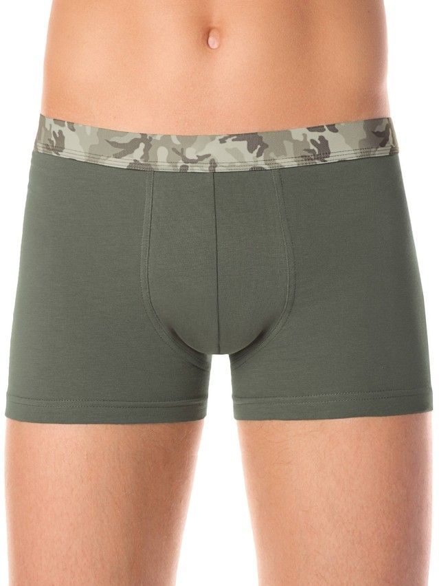 Majtki męskie bawełniane PREMIUM SHORTS 757, r.86,90, oliwkowy - 1