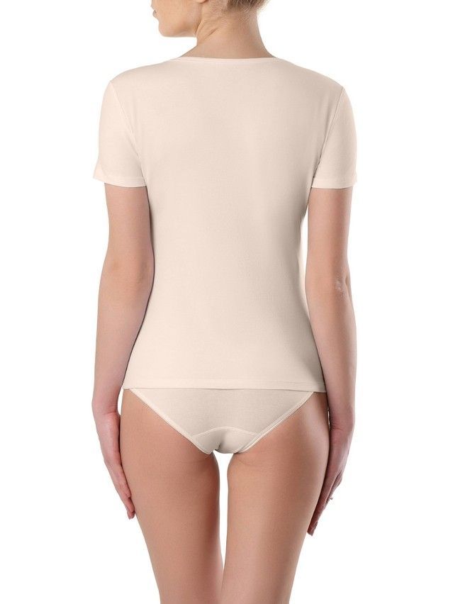 Koszulka bawełniana LF 2022, r.84/XS, jasnobeżowy - 2