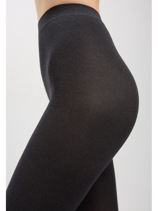 Rajstopy damskie CONTE ELEGANT TRENDY MELANGE, r.2, grafit - 10