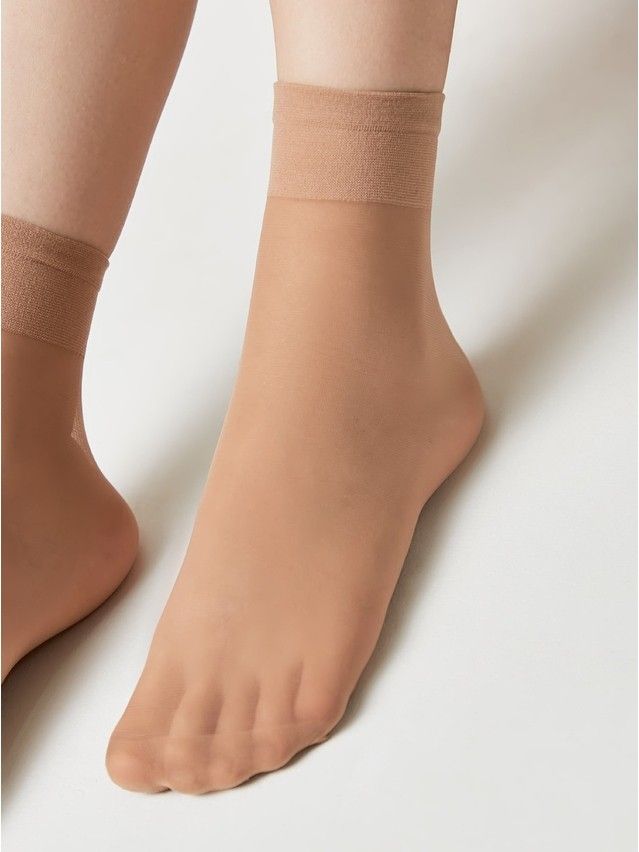 Skarpety damskie TENSION SOFT 20 (1 para),r. 23-25, natural - 6