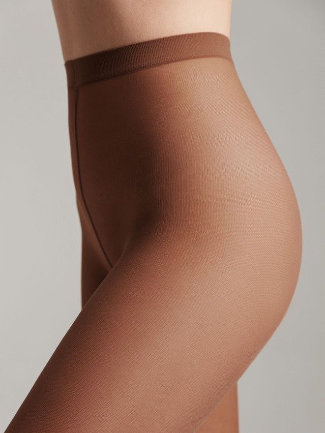Rajstopy damskie TULLE, r.2, chocolate - 2
