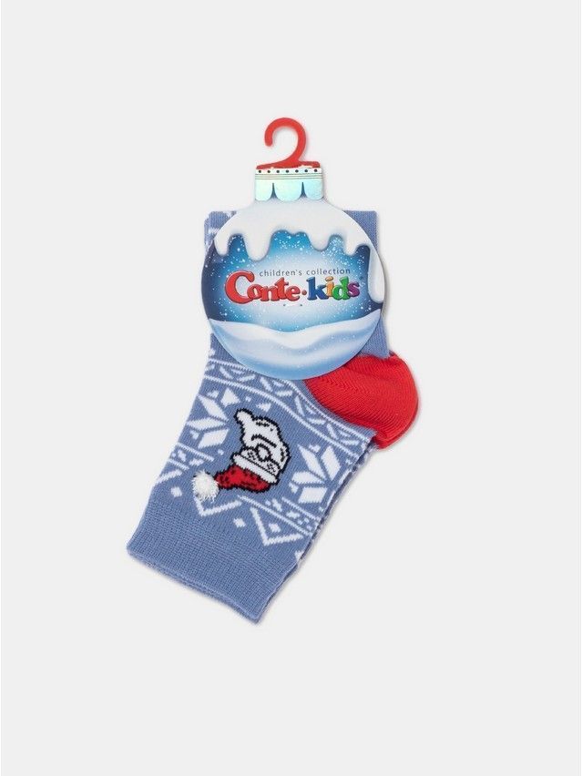 Skarpetki dziecięce CONTE-KIDS NEW YEAR, r.20-23, 948 jasny jeans - 5