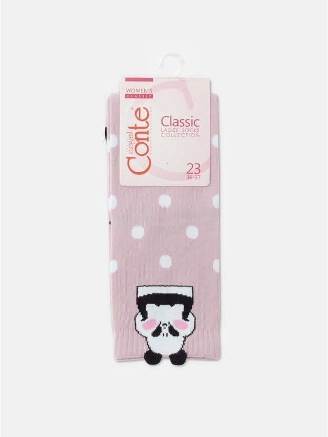 Skarpetki damskie CONTE ELEGANT CLASSIC, r.36-37, 365 różowy - 5