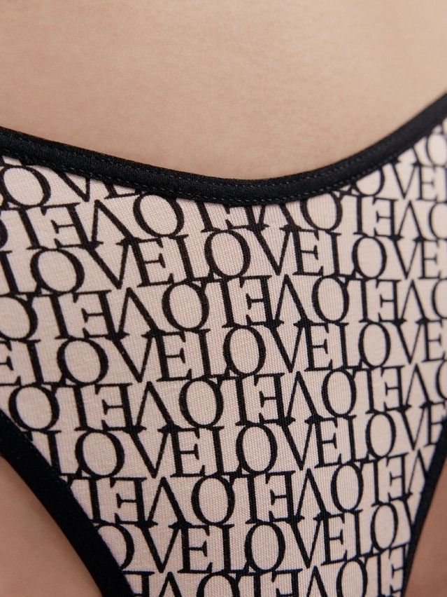 Majtki damskie CE MIX&MATCH LBR 2509, r.90/XS, różowo-czarny love - 3