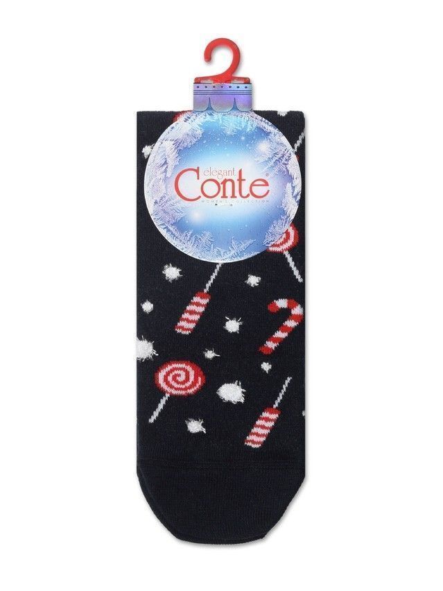 Skarpetki damskie CONTE ELEGANT NEW YEAR, r.36-39, 521 granatowy - 3