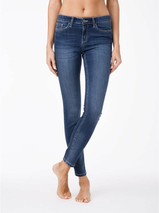 Spodnie jeansowe damskie CONTE ELEGANT 756/4909D, r.176-98, niebieski - 1