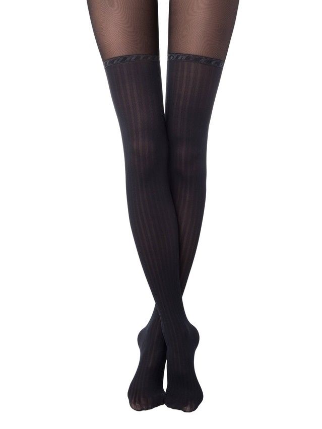 Rajstopy damskie FANTASY GLAM, r.2, nero - 2