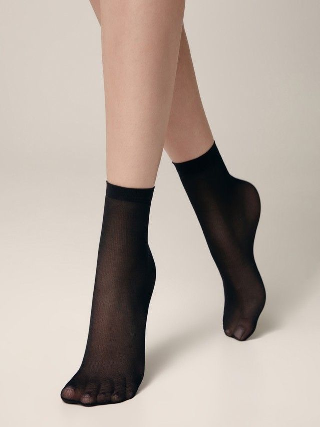 Skarpetki damskie CE TULLE (2 pary),r.36-39, nero - 1