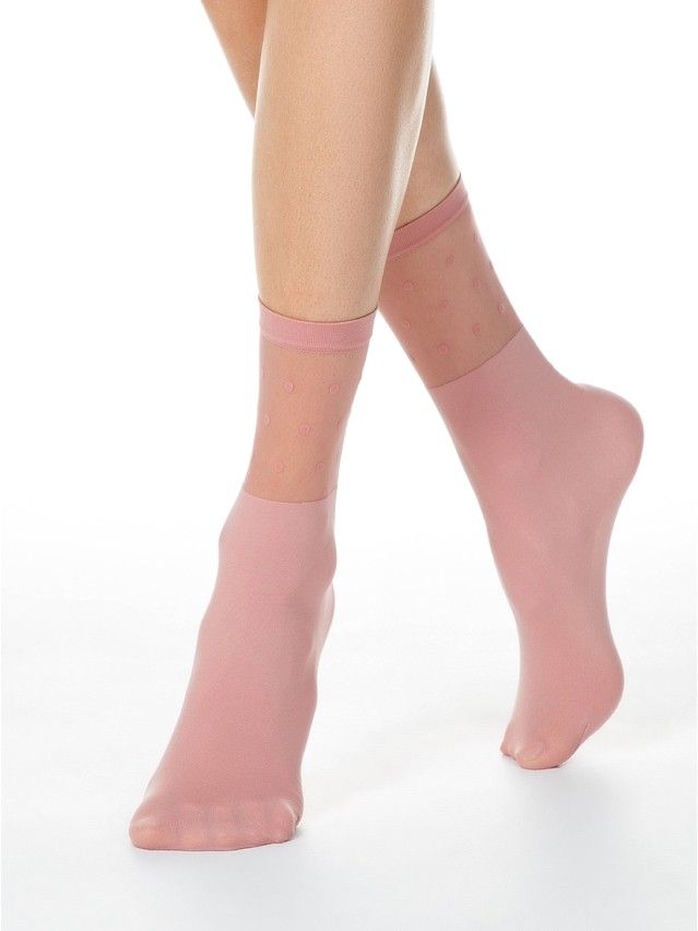 Skarpetki FANTASY 19C-29SP, r. 36-39, dusty rose - 1