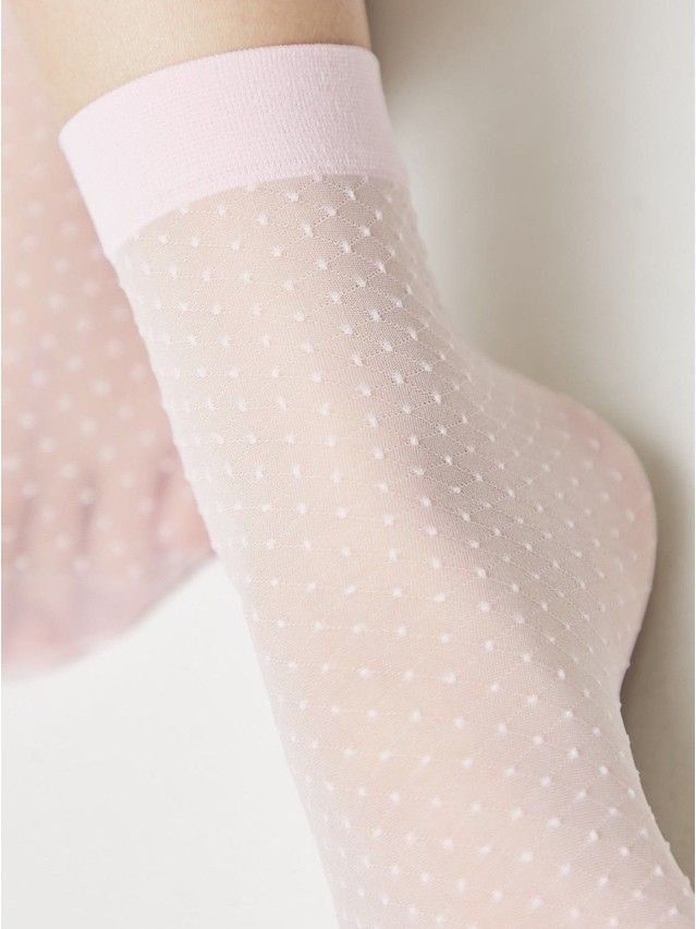 Skarpety damskie CONTE ELEGANT FANTASY, r.23-25, light pink - 3