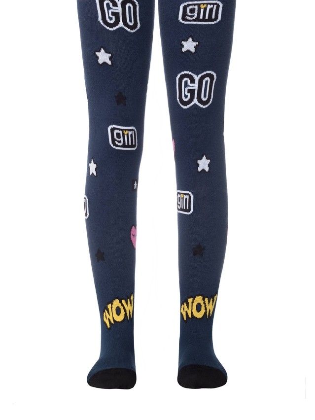 Rajstopy dziecięce CONTE KIDS TIP-TOP, r.140-146 (22),443 ciemnoniebieski - 1