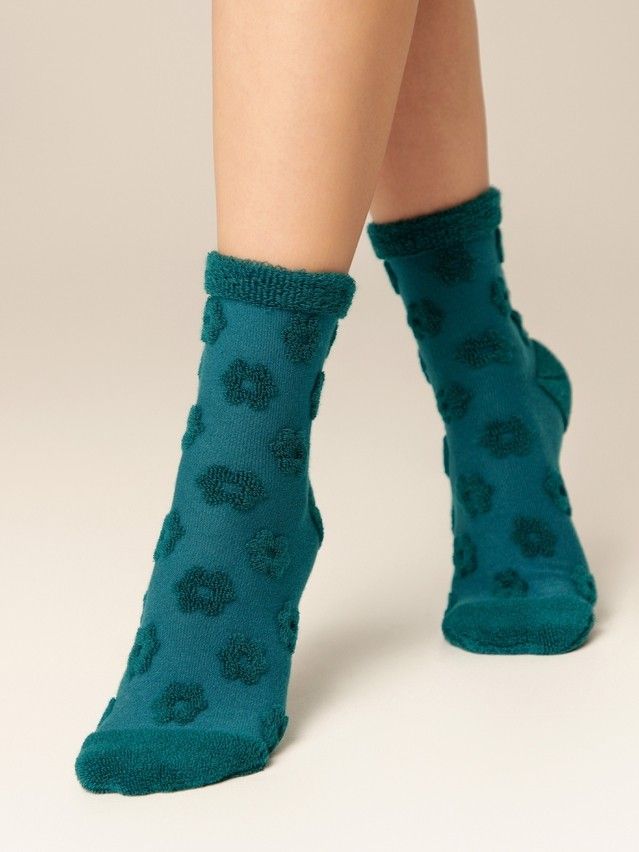 Skarpetki damskie CONTE ELEGANT COMFORT, r.36-38, 548 ciemnoturkusowy - 2
