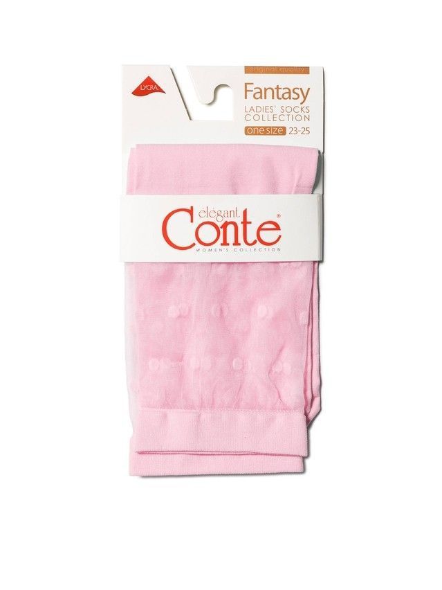 Skarpetki FANTASY 19C-29SP, r. 36-39, light pink - 3
