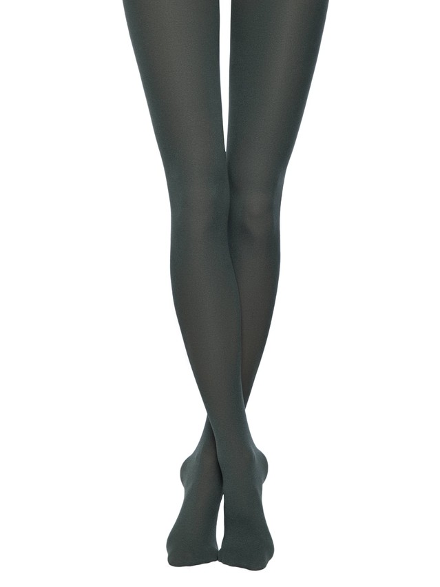 Rajstopy damskie CONTE ELEGANT TRENDY MELANGE, r.2, verde - 4