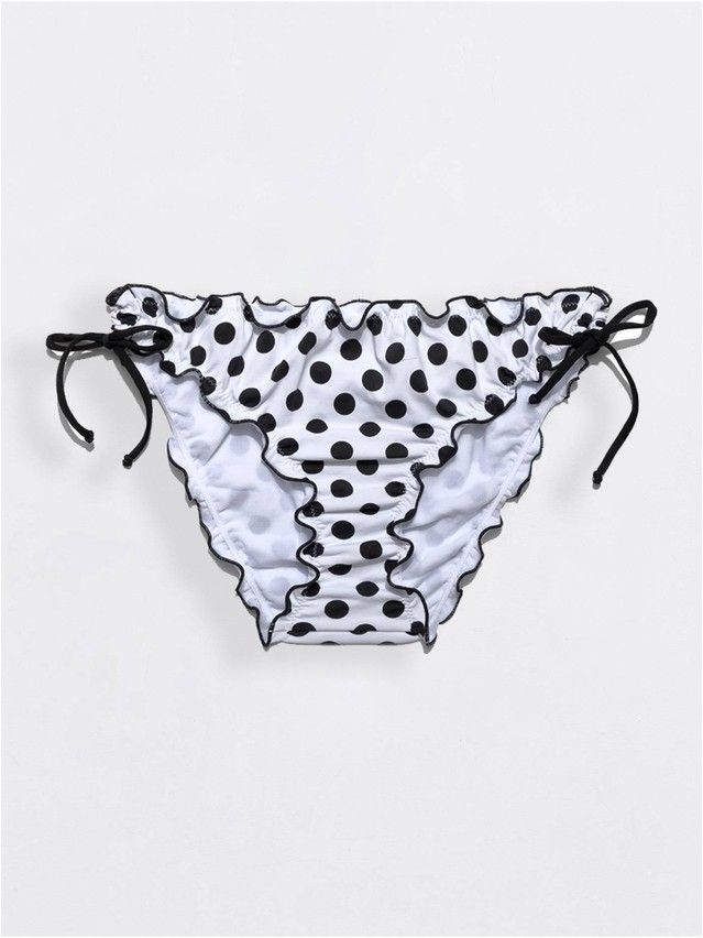 Majtki bikini CONTE ELEGANT TWIGGIE, r.102, czarny-biały - 1