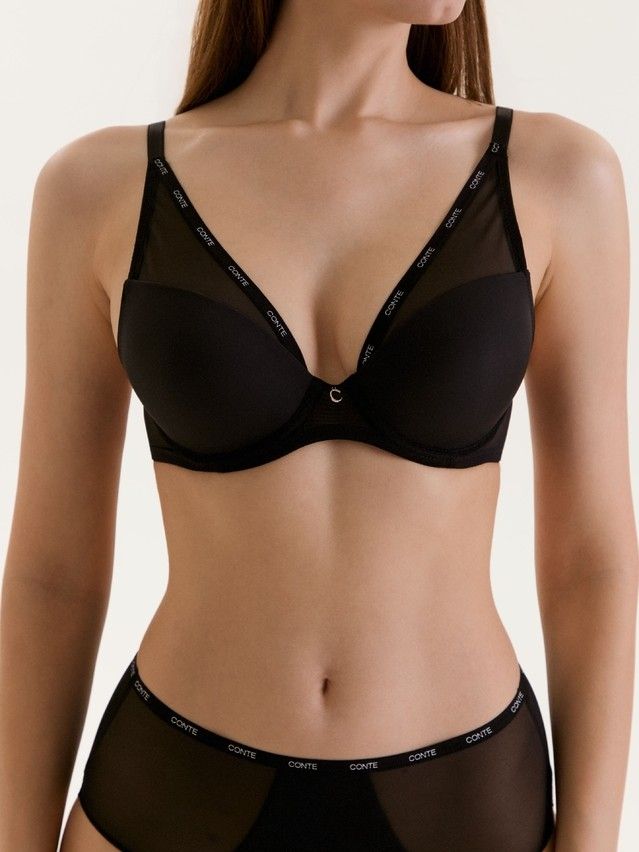 Biustonosz CE SECOND SKIN RB1188, r.70A, czarny - 1