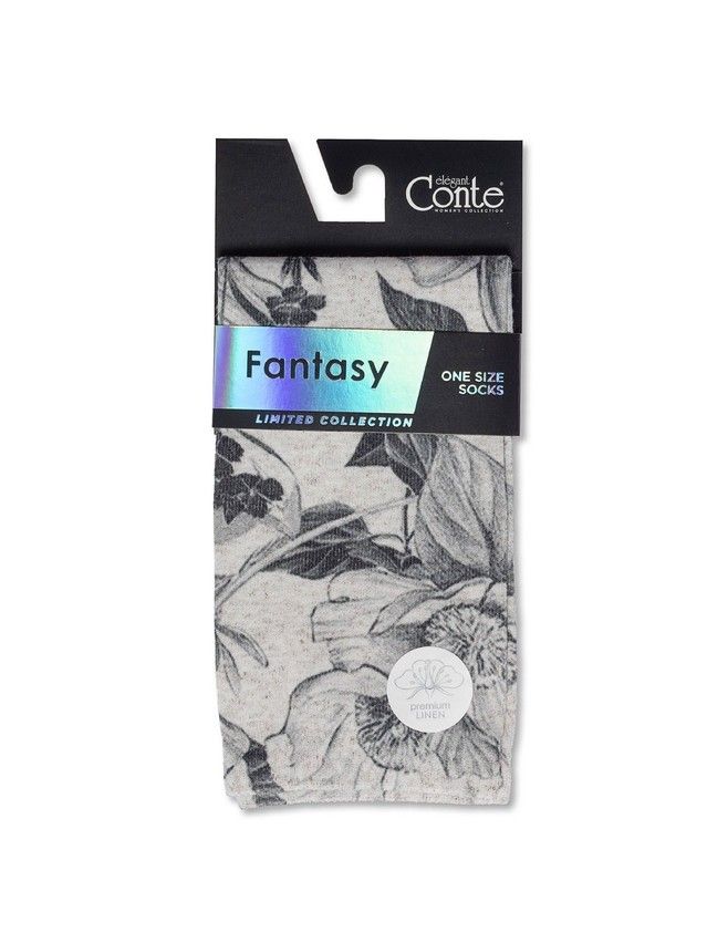Skarpetki damskie CONTE ELEGANT FANTASY, r.36-39, 254 beżowy - 3