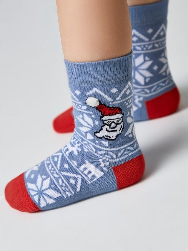 Skarpetki dziecięce CONTE-KIDS NEW YEAR, r.20-23, 948 jasny jeans - 2