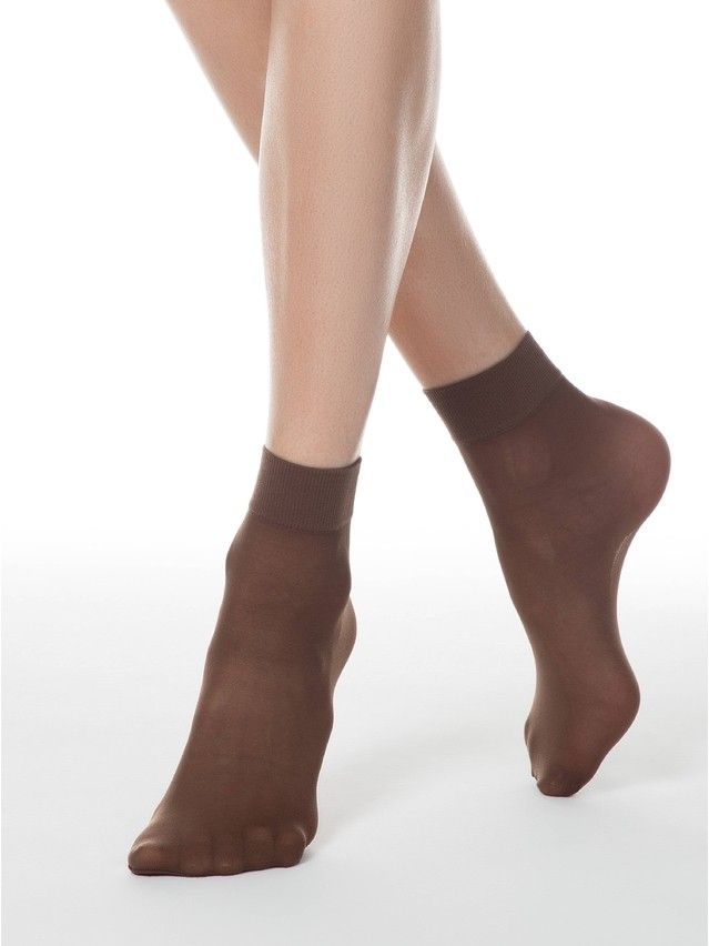 Skarpety damskie TENSION 40 (2 pary),r. 23-25, mocca - 1