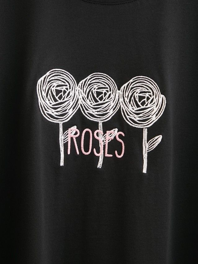 Джемпер женский CE LD 3038, р.170-88, black-roses - 8