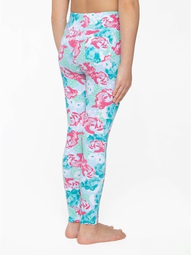 Legginsy dla dziewczynek ALICE, r. 122,128-64, mentol - 2