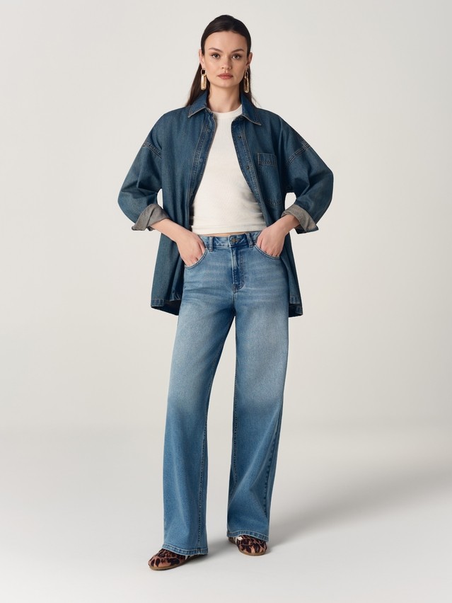 Ветровка джинсовая жен. C CON-944, р.170-84-90, blue tint - 8