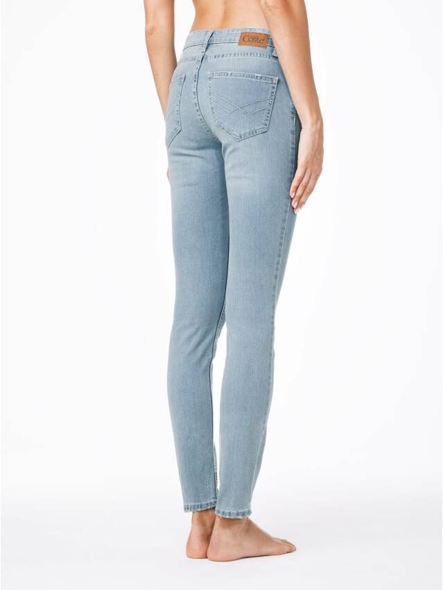 Spodnie jeansowe damskie CONTE ELEGANT 756/3465, r.170-102, błękitny - 2