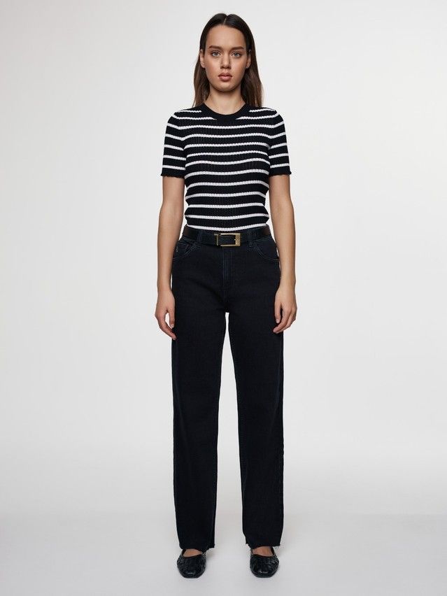 Брюки джинсовые женские CE CON-621, р.164-90, washed black - 1