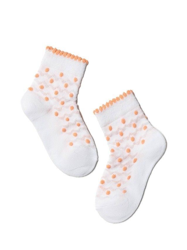 Skarpety dziecięce CONTE-KIDS TIP-TOP (2 pary),r.15-17, 714 white-peach - 3