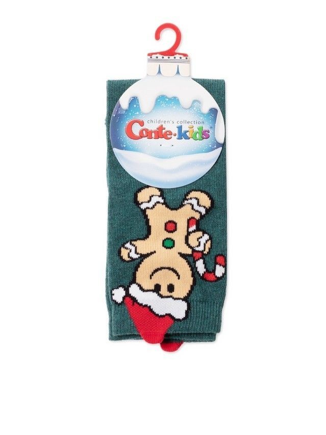 Носки детские CK NEW YEAR 21С-67СП, р.16-18, 652 темно-бирюзовый - 3