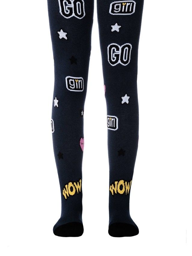 Rajstopy dziecięce CONTE KIDS TIP-TOP, r.140-146 (22),443 grafitowy - 1