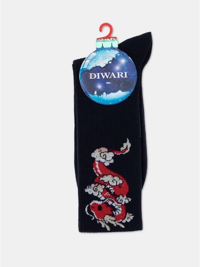 Skarpetki męskie DiWaRi NEW YEAR, r.42-25, 553 granatowy - 3