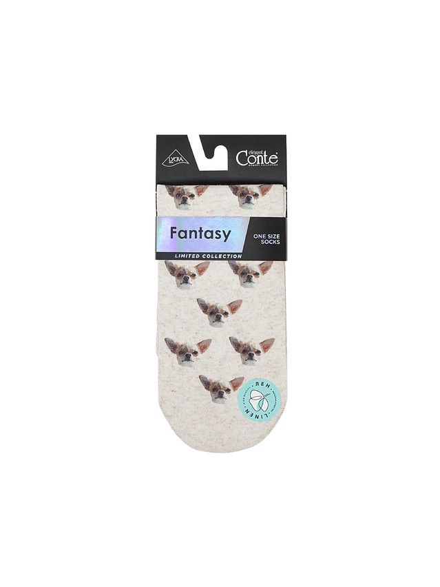 Skarpetki damskie CONTE ELEGANT FANTASY, r.36-38, 748 beżowy - 4