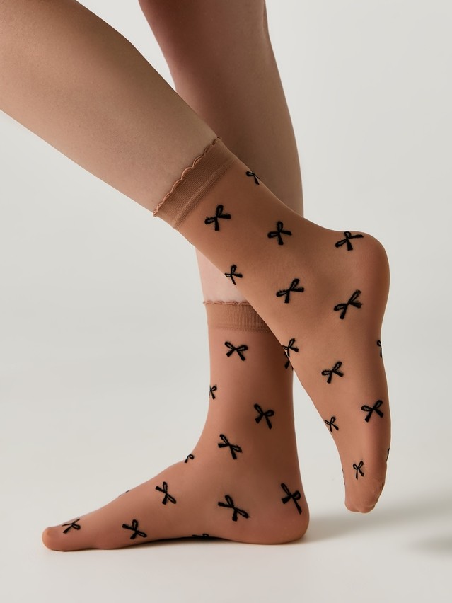 Skarpetki damskie CONTE ELEGANT FANTASY, r.36-39, natural - 3