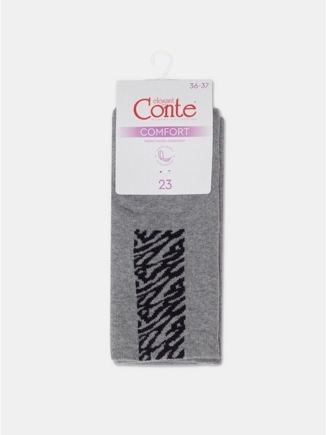 Skarpetki damskie CONTE ELEGANT COMFORT (frotte),r.36-38, 570 szary - 8