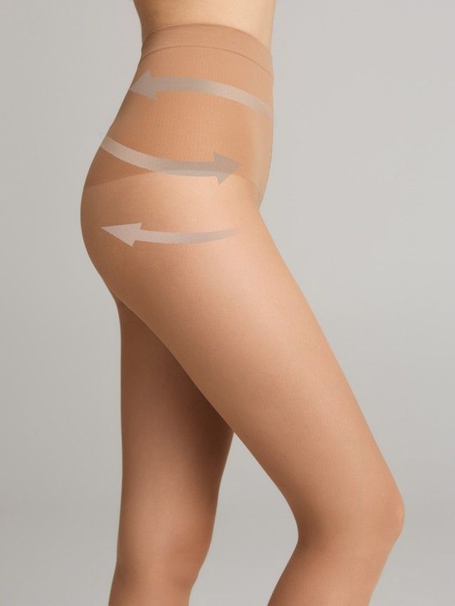 Rajstopy damskie CONTE ELEGANT SLIMFIT 20, r.2, natural - 1