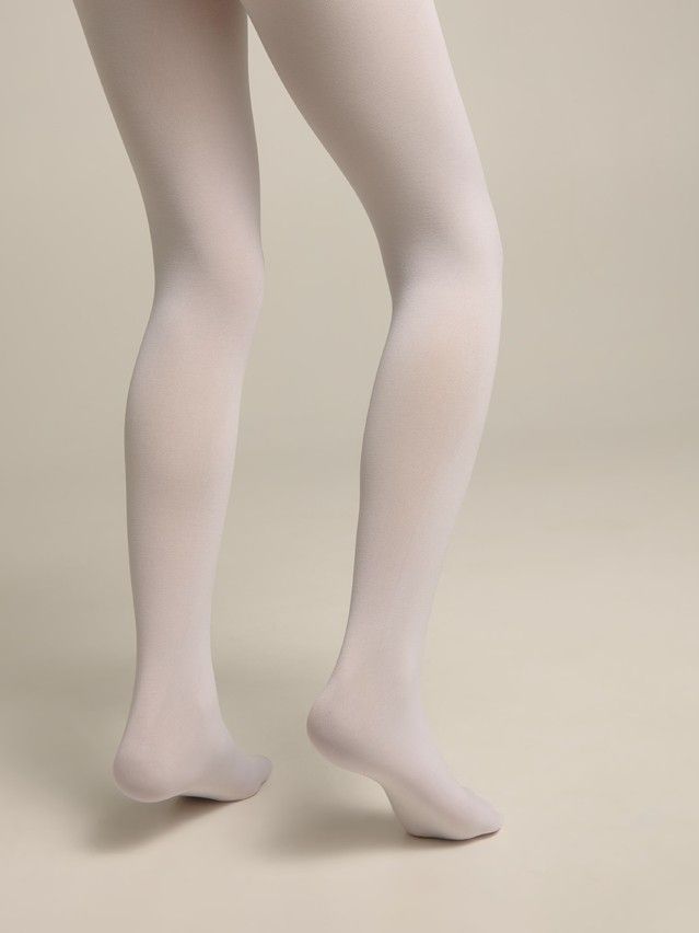 Rajstopy dziecięce VELOUR 60, r.104-110, bianco - 2