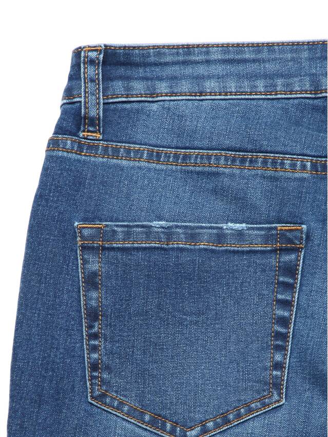 Proste jeansy ze średnim stanem CON-152 Lycra®, r.164-98, authentic blue - 7