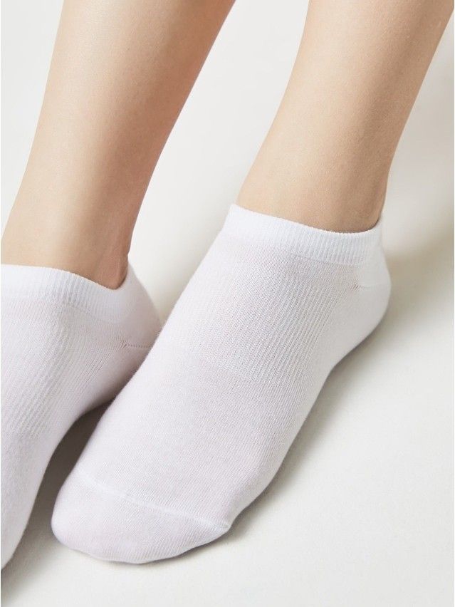 Skarpety damskie wiskozowe ACTIVE (ultrakrótkie, tencel) 15С-77СP, r.23, 079 biały - 6
