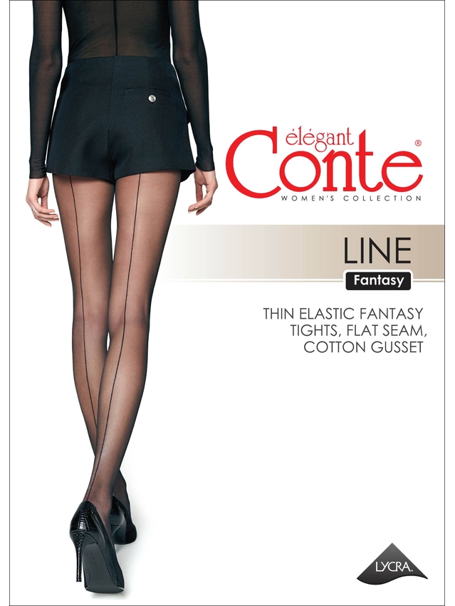 Rajstopy damskie CONTE ELEGANT LINE, r.2, nero - 6