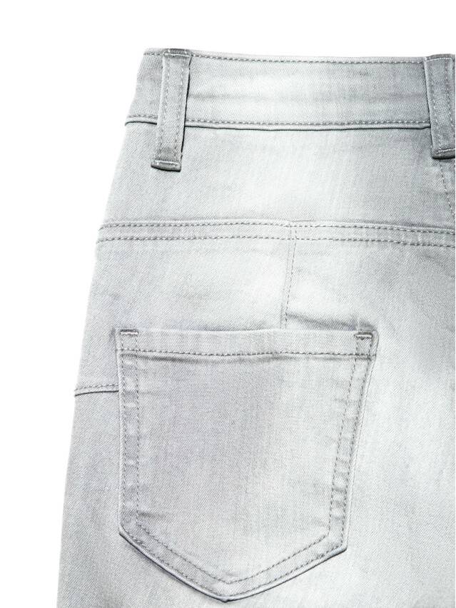 Spodnie denim CONTE ELEGANT CON-127, r.170-102, jasnoszare - 6
