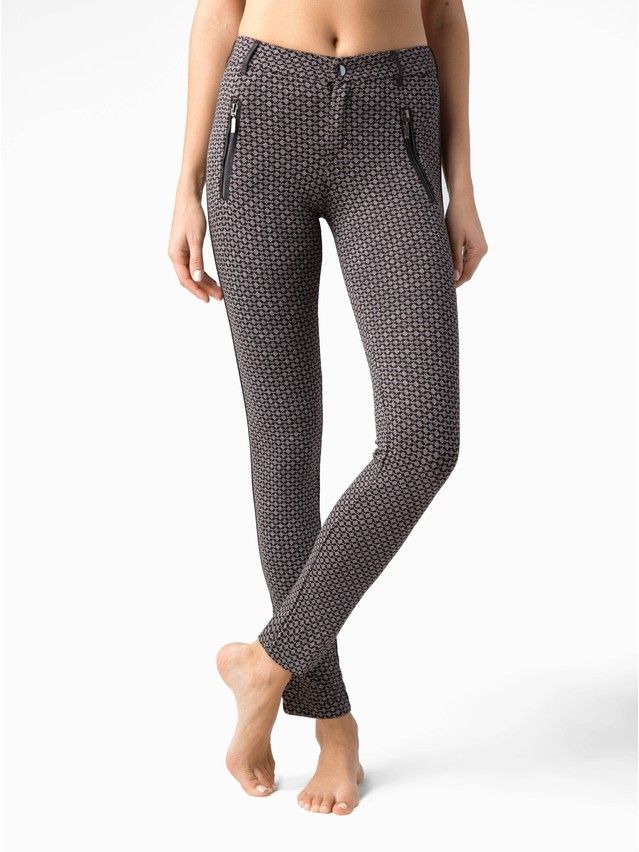 Legginsy damskie ARKADIA, r. 164-102, brown - 1