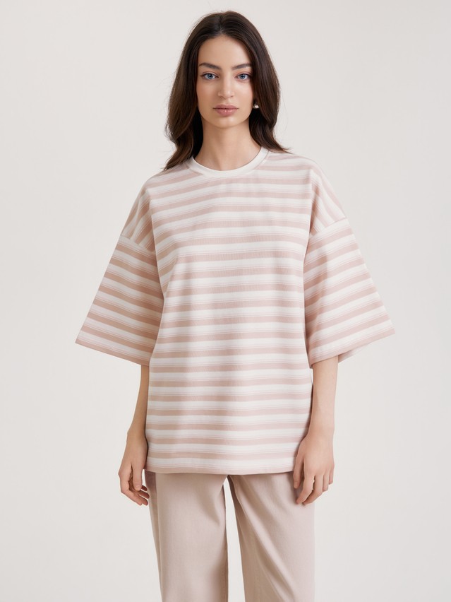 Джемпер жен. C LD 3592, р.170-84, beige-pink-ecru - 2