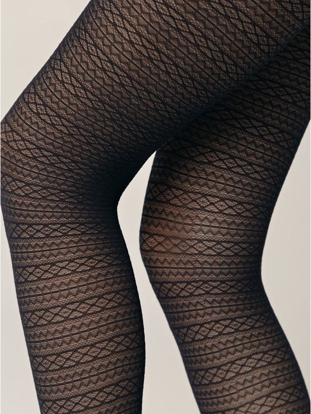 Rajstopy damskie CE FANTASY DELICATE, r.2, nero - 3